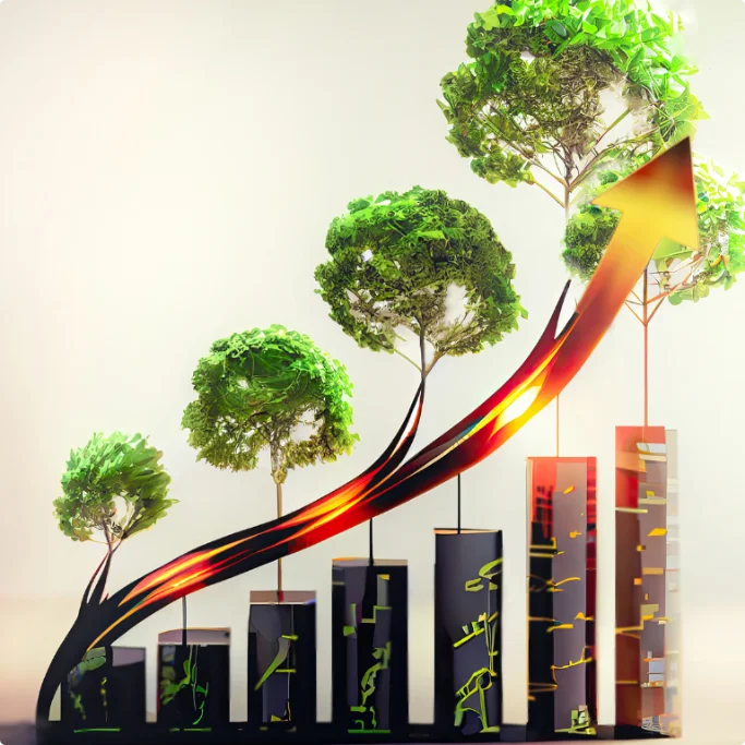 représentation de la croissance durable des ICPE