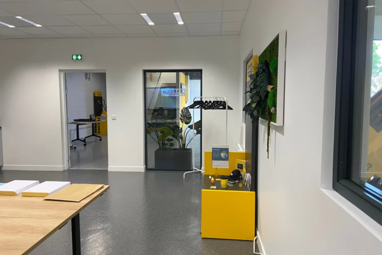 Couloirs des espaces de travail