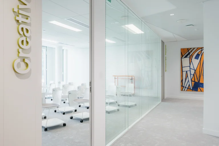 Image des couloirs de l’espace professionnel
