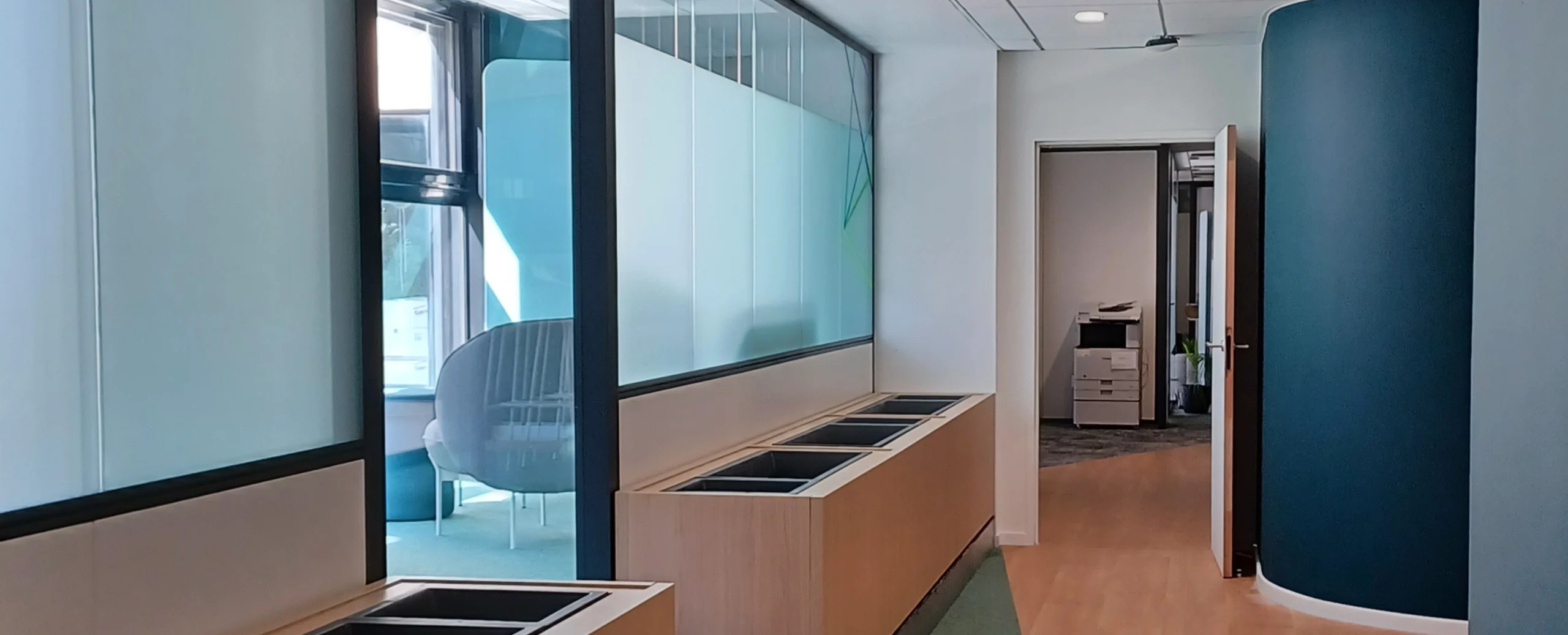 Aménagement d'un plateau de bureaux à Lyon pour Hexagon