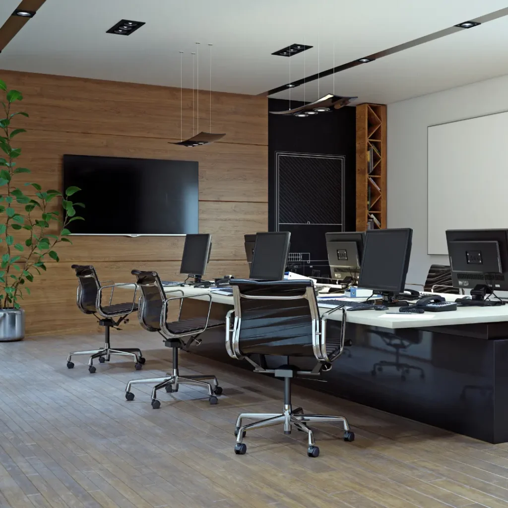 Bureaux professionnels aménagés