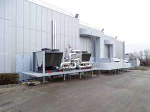 Rénovation plateaux de bureaux et couloirs d’un bâtiment industriel