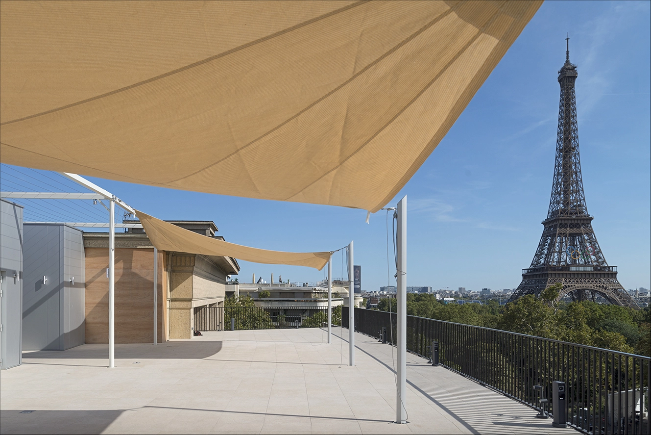 Aménagement de la toiture-terrasse du CESE à Paris